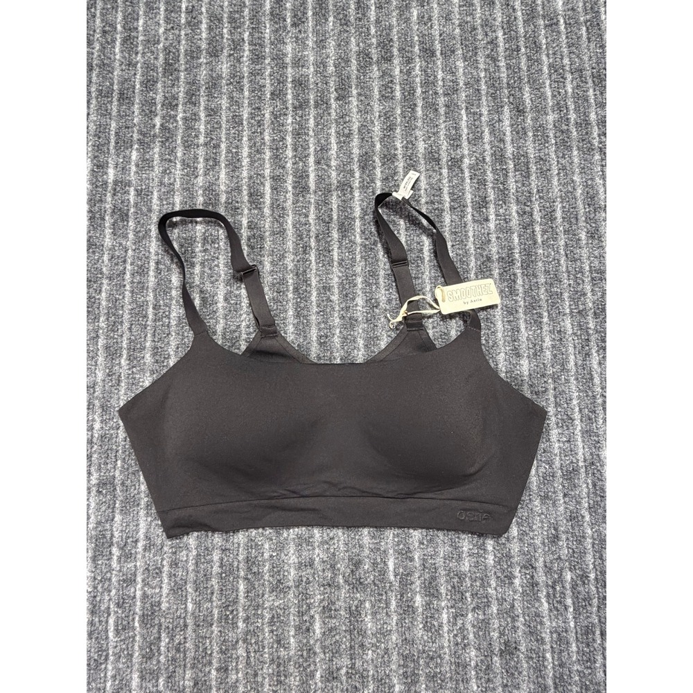 Aerie Smoothez Wireless Bra Women L Black NEW Seamless Adjustable Straps